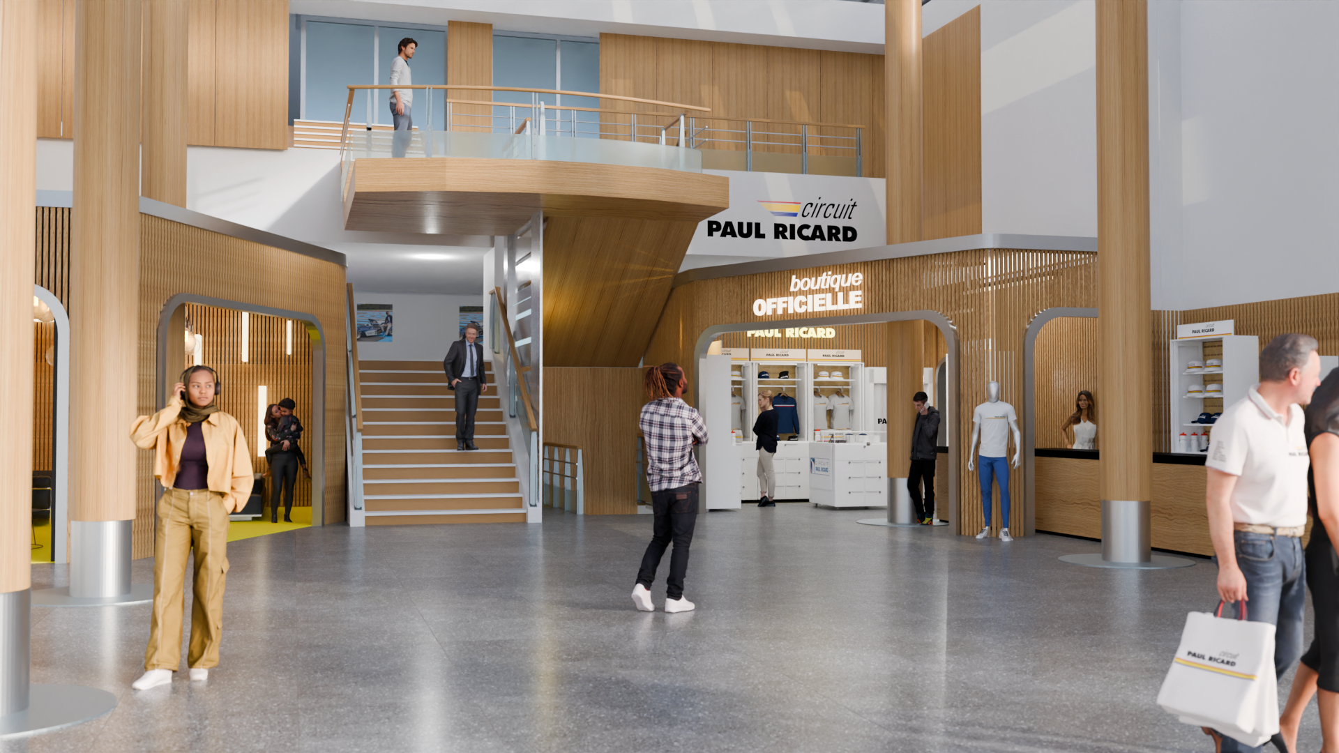 Rendu Hall Global Version Meubles Blancs V5